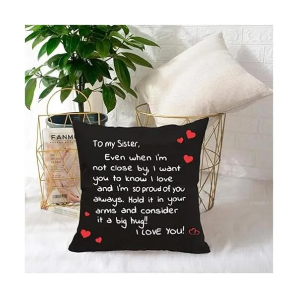 Regalo para hermanas de hermana funda de almohada con_3