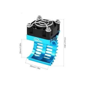 Hobby Fans Disipador de calor de motor RC con ventilador_3