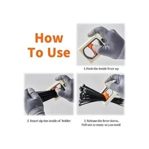 Value Tools Soporte para bridas de cables organizador de_7