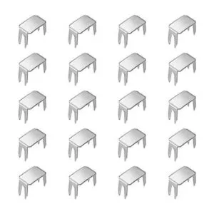 uxcell 20 tapones de cremallera 10 topes superiores e_1