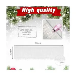 Breling Parches de piel sintética cuadrada de 10 x 60_2