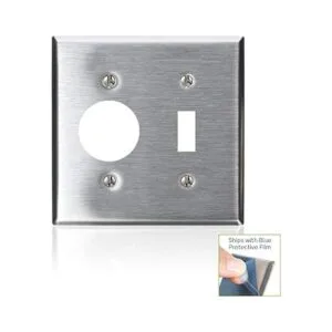 Leviton 84007 2Gang 1toggle 1single 1.406inch diámetro_2