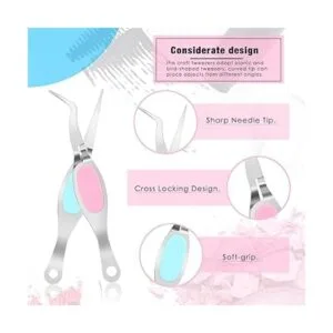 6 pinzas para manualidades pinzas curvadas de acero_3