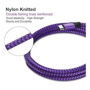 Sagmoc Type C Charger Cable Purple USB C Rapid Charging_3