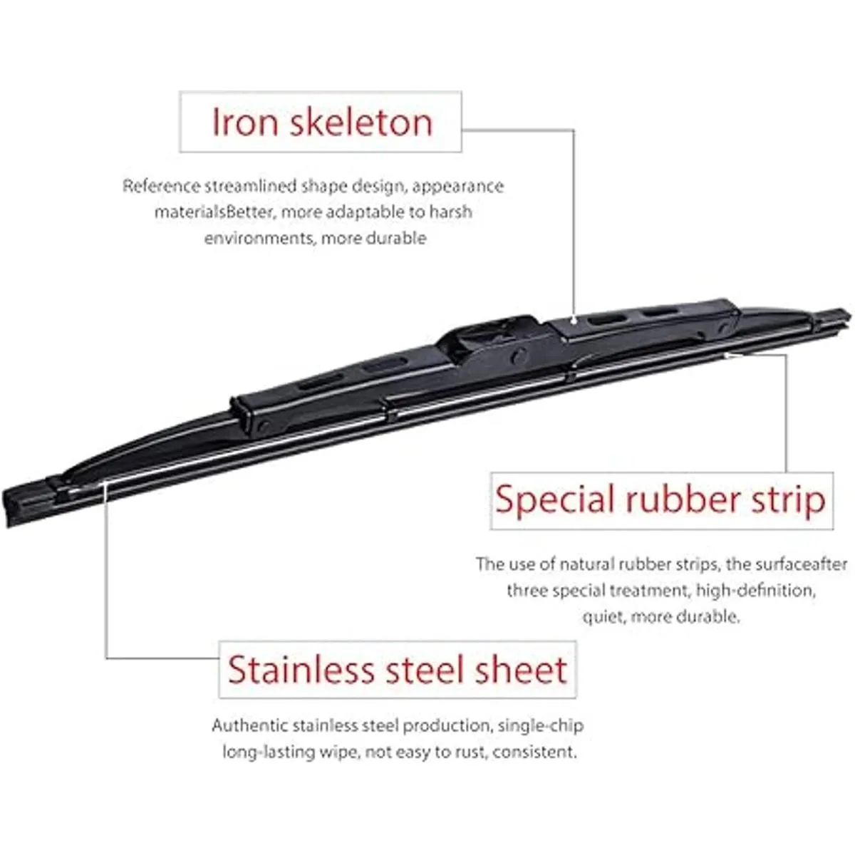 OTUAYAUTO Limpiaparabrisas trasero 2 piezas de_3