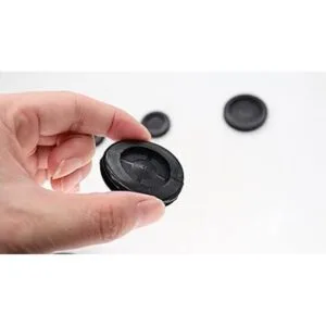 Kit de ojales de goma negra 52 piezas de tapón de goma_6