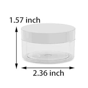 20 recipientes de plástico de 2 onzas con tapas de rosca_2