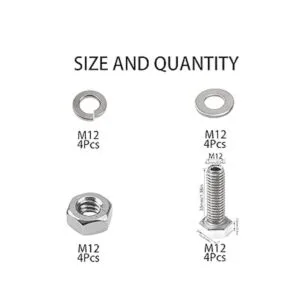Rrina 4 piezas de acero inoxidable 304 cilíndrico hueco_2