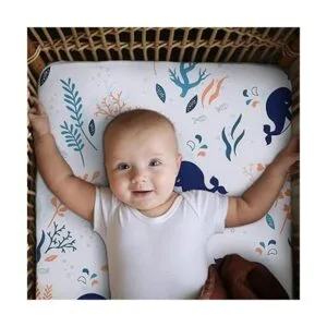 GLLQUEN BABY Juego de sábanas de cuna para cuna_2