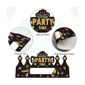 24 sombreros de corona para fiesta de Año Nuevo 2022 para_3