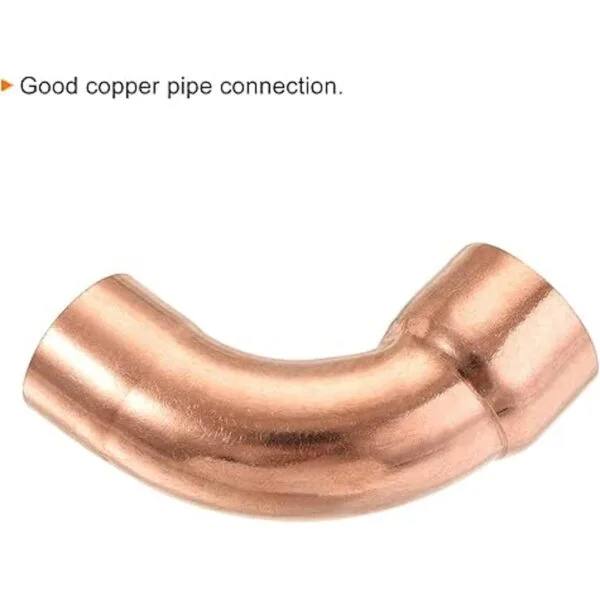 MECCANIXITY Acoplamiento de tubería de cobre con codo de_5