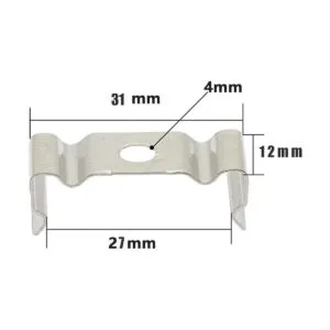 Traovien Bombillas LED T8 con 20 clips soporte para_2