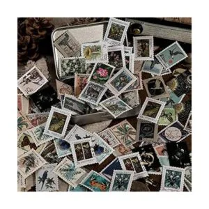 Paquete de sellos de franqueo vintage calcomanías_4