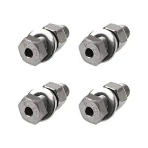 Rrina 4 piezas de acero inoxidable 304 cilíndrico hueco_1