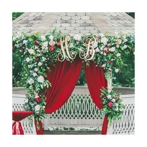 Letras cursivas de madera K para decoración de pared_5