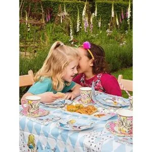 Talking Tables Blue Alicia in Wonderland Mantel_5