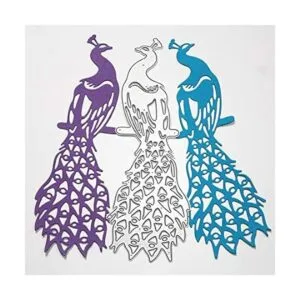 Troqueles de corte de metal de pavo real para hacer_5