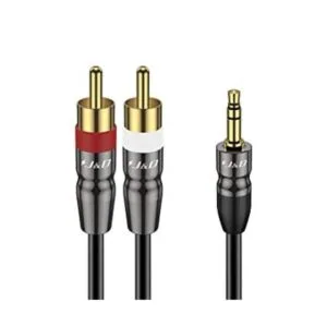 JD Cable de audio estéreo RCA macho dual de 0.138 in a_1