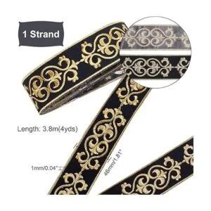 PH PandaHall Cinta de jacquard de 1.75 pulgadas 4 yardas_3