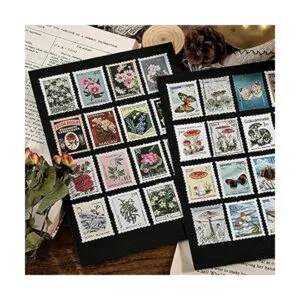 Paquete de sellos de franqueo vintage calcomanías_5