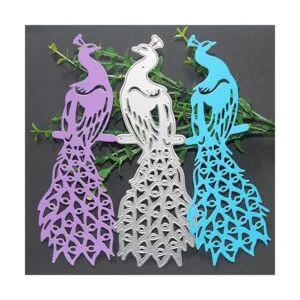 Troqueles de corte de metal de pavo real para hacer_2