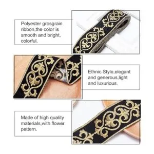 PH PandaHall Cinta de jacquard de 1.75 pulgadas 4 yardas_6
