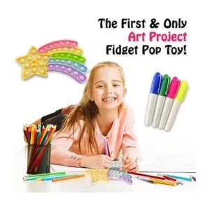 Star Pop Its Fidget Toy Christmas Pop It Arts and Crafts_3