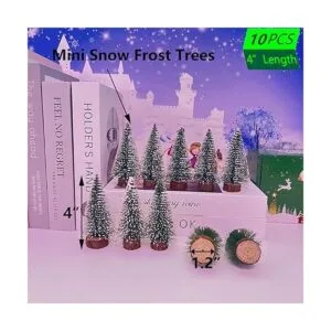 10 piezas de 4 pulgadas de botella de árbol de Navidad de_4