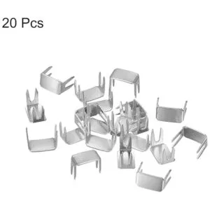uxcell 20 tapones de cremallera 10 topes superiores e_3