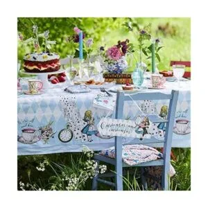 Talking Tables Blue Alicia in Wonderland Mantel_3