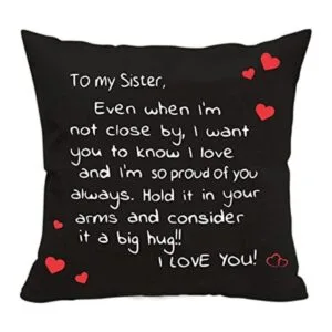 Regalo para hermanas de hermana funda de almohada con_1