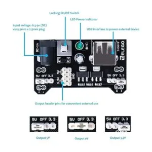 ELEGOO Kit electrónico divertido con resistencia de cable_3