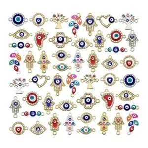 50 dijes de cuentas contra el mal de ojo para hacer joyas_1