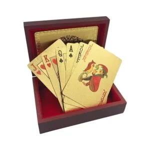 Yuanhe Barajas de cartas de póquer de lujo con caja de_2