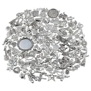 SUNYIK cuentas espaciadoras de plata tibetana para hacer_1