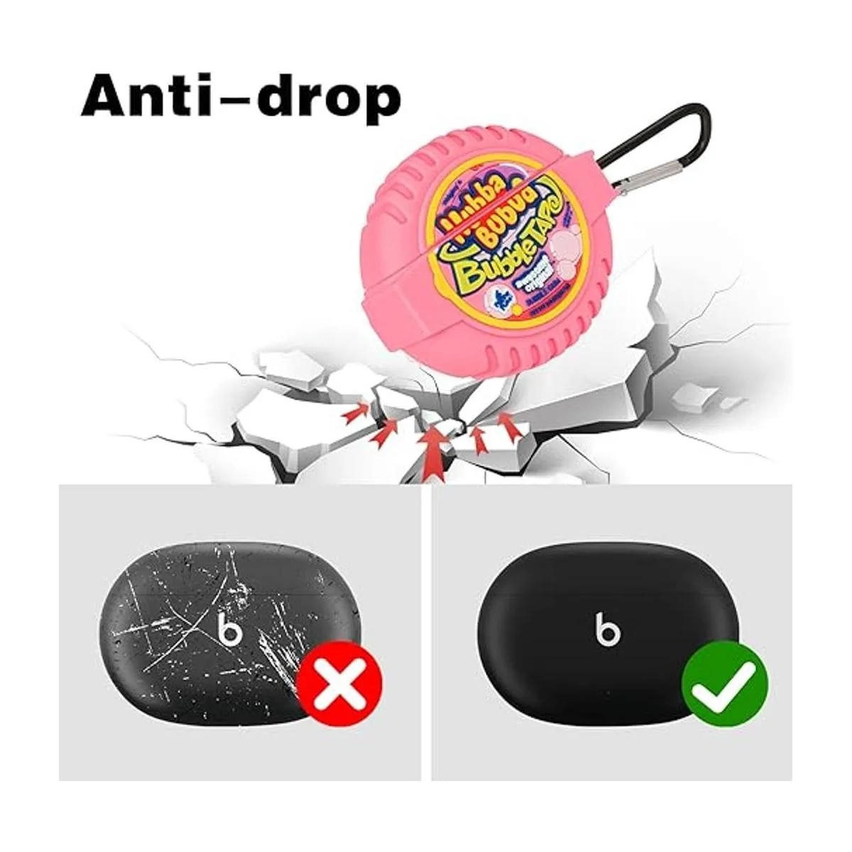 Jowhep Funda para Beats Studio Buds divertida y única_3