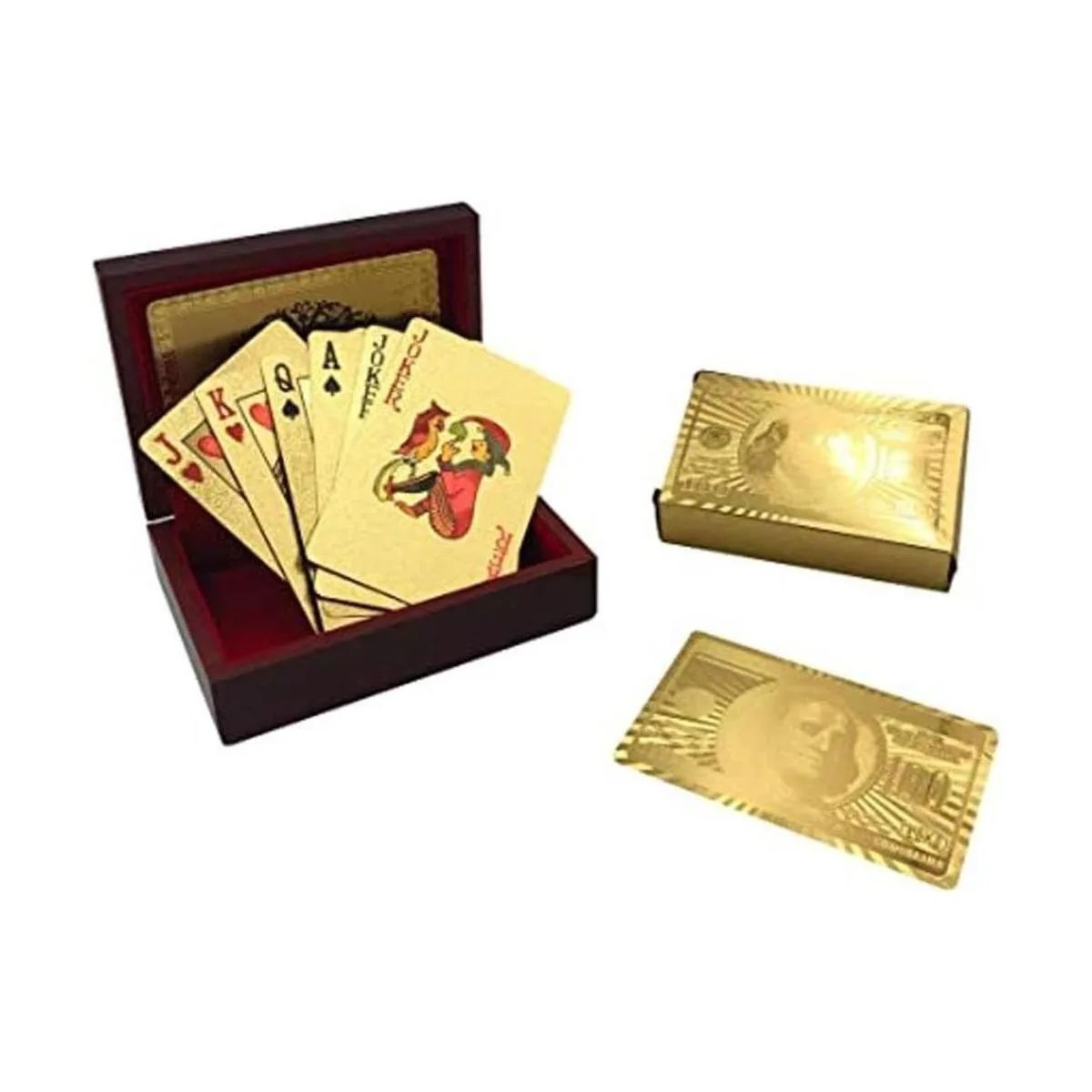 Yuanhe Barajas de cartas de póquer de lujo con caja de_1