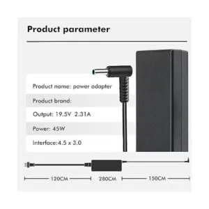 DJW Adaptador de corriente alterna de 19.5 V 2.31 A 45_2