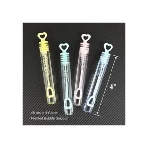 GIFTEXPRESS 48 varitas de burbujas en forma de corazón_3