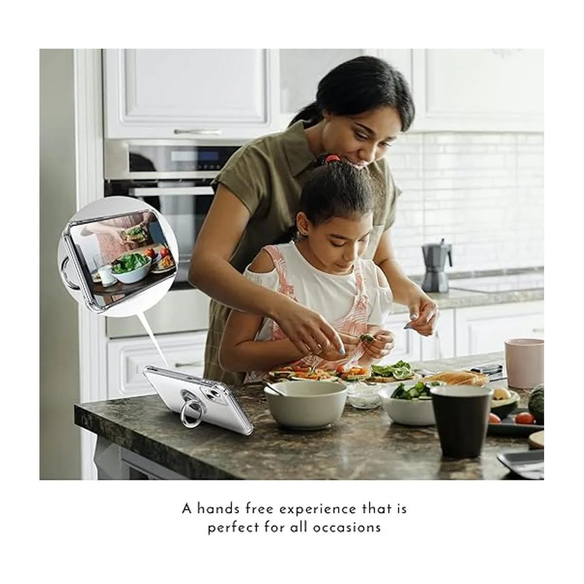 Silverback Funda transparente para iPhone 14 Plus con_3