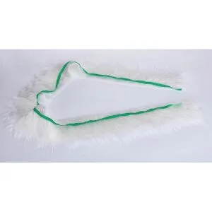 Tiras de pelo sintético de felpa lanuda precortadas_5