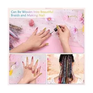 Mckanti 14 Colors Hair Tinsel Kit with Tool 47 inch 2800_6