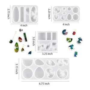 ZQYSING Moldes colgantes de resina de isla moldes de_3