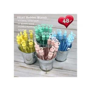 GIFTEXPRESS 48 varitas de burbujas en forma de corazón_2
