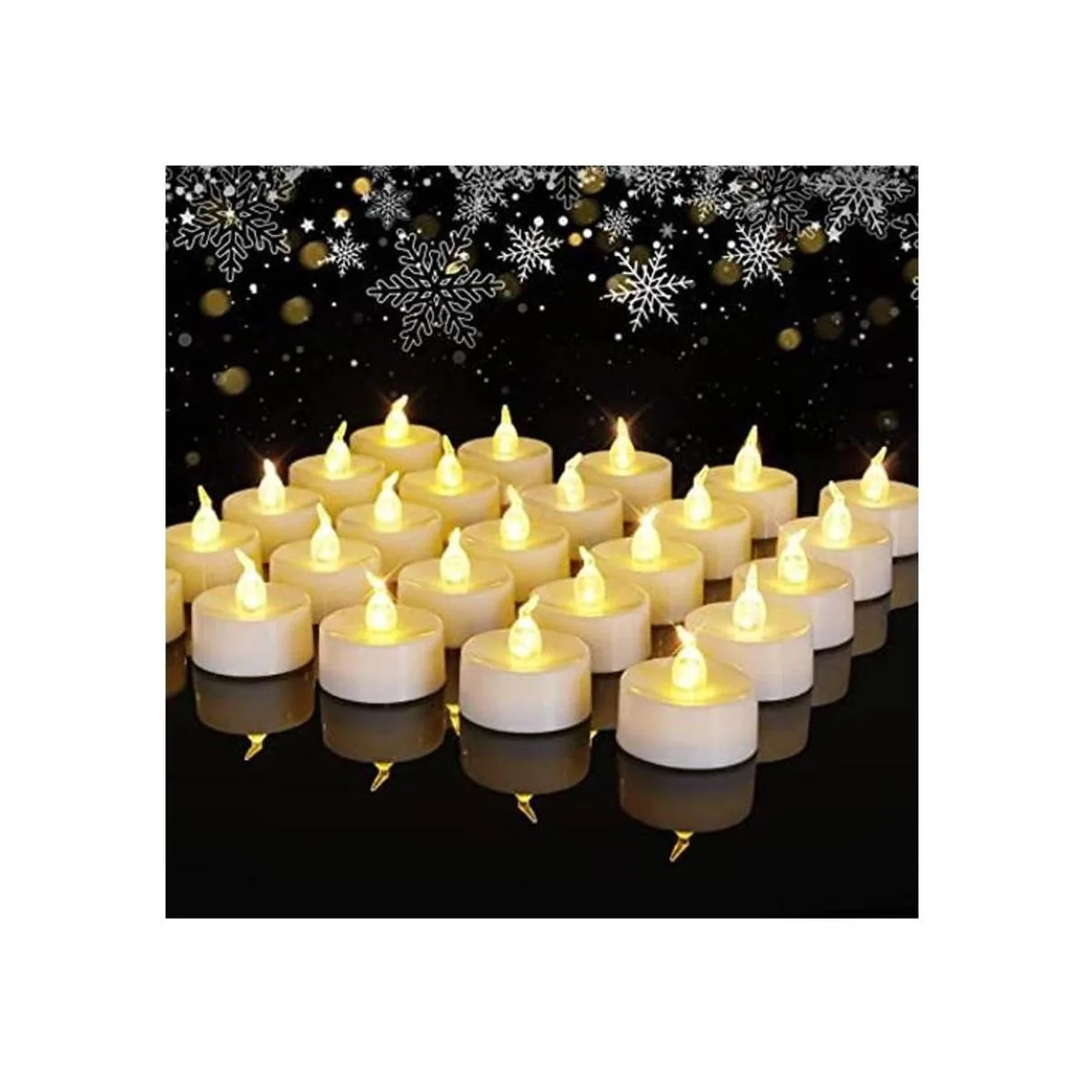 Homemory Velas LED duran el doble velas flotantes_1