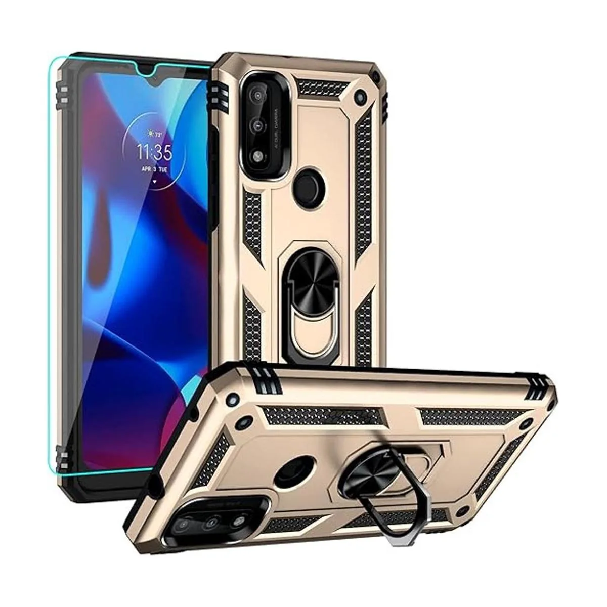 YZOK Compatible con Moto G Pure funda de teléfono con_1