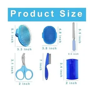 Kit de aseo para conejos de 6 piezas incluido cepillo de_2