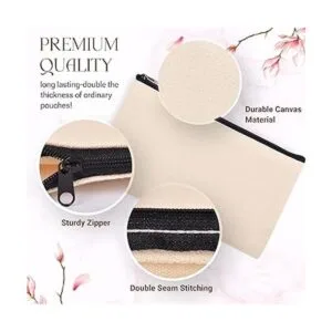 Cruleen Paquete de 10 bolsas en blanco para manualidades_3