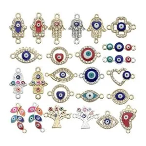 50 dijes de cuentas contra el mal de ojo para hacer joyas_2