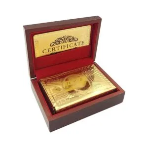 Yuanhe Barajas de cartas de póquer de lujo con caja de_3